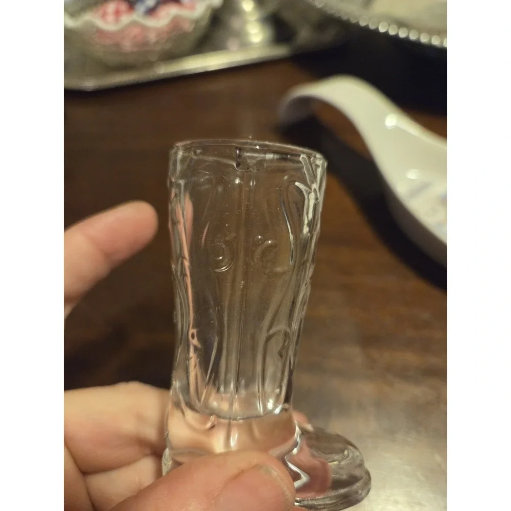Cowboy Boots Circleware Kick Back Clear Shot Glass, Matchstick Toothpick Holder